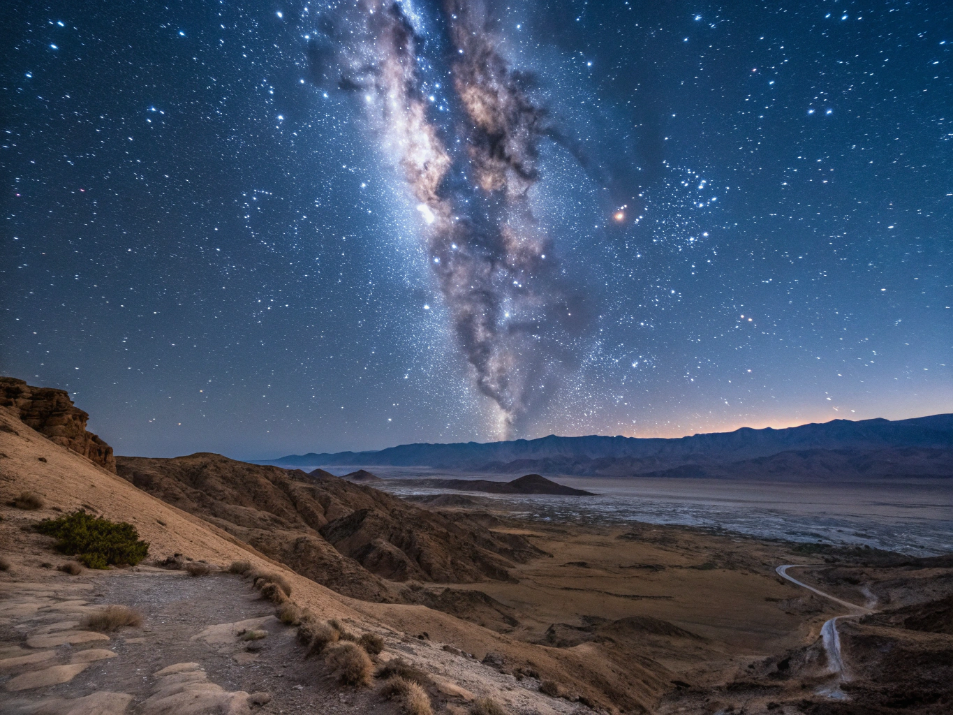 Milky Way visible over the high Atacama desert